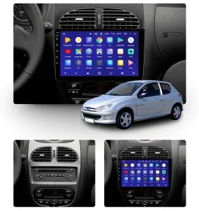 Car Dealz 10.2" Android 10.0 Peugeot 206 1 1998-2012 w CAM In Dash Plus OEM Fascia
