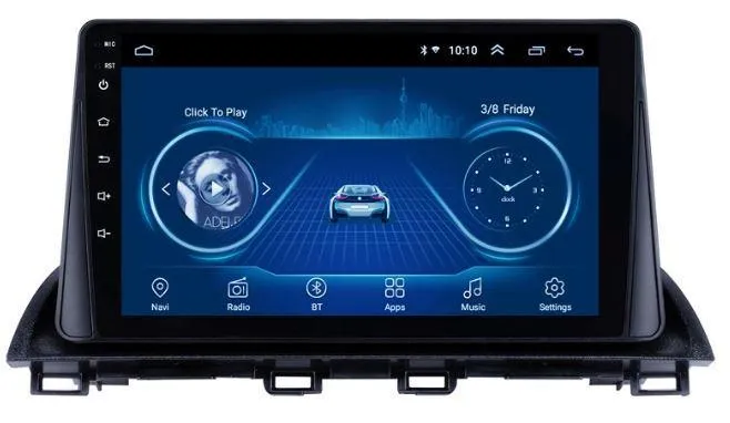 Car Dealz 9" Android 10.0 For Mazda 3 Axeia 2014-2015 w CAM In Dash Plus OEM Fascia