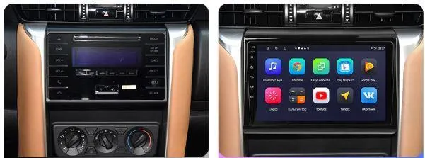 Car Dealz 9" Android 10.0 Toyota Fortuner 2 2015-2018 In Dash Plus OEM Fascia