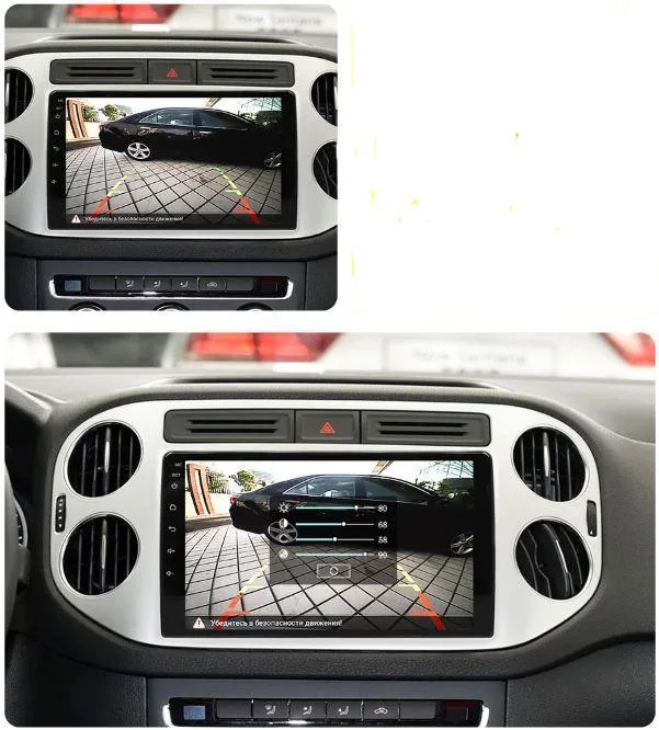 Car Dealz 9" Android 10.0 Volkswagen VW Tiguan 1 NF 2006-2017 In Dash Plus OEM Fascia