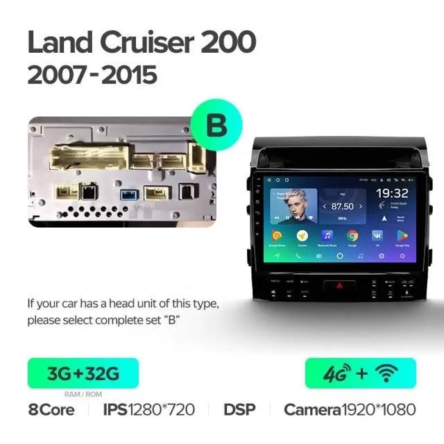 Car Dealz Premium Advanced 4G Data Model 10.2" Android 12.0 For Toyota Land Cruiser 11 200 2007 - 2015
