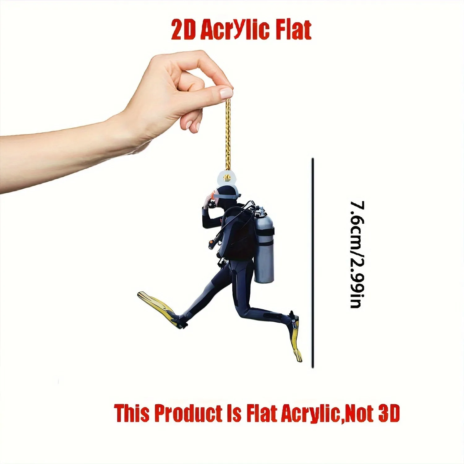 Car Hanging Ornament: Diver-Themed