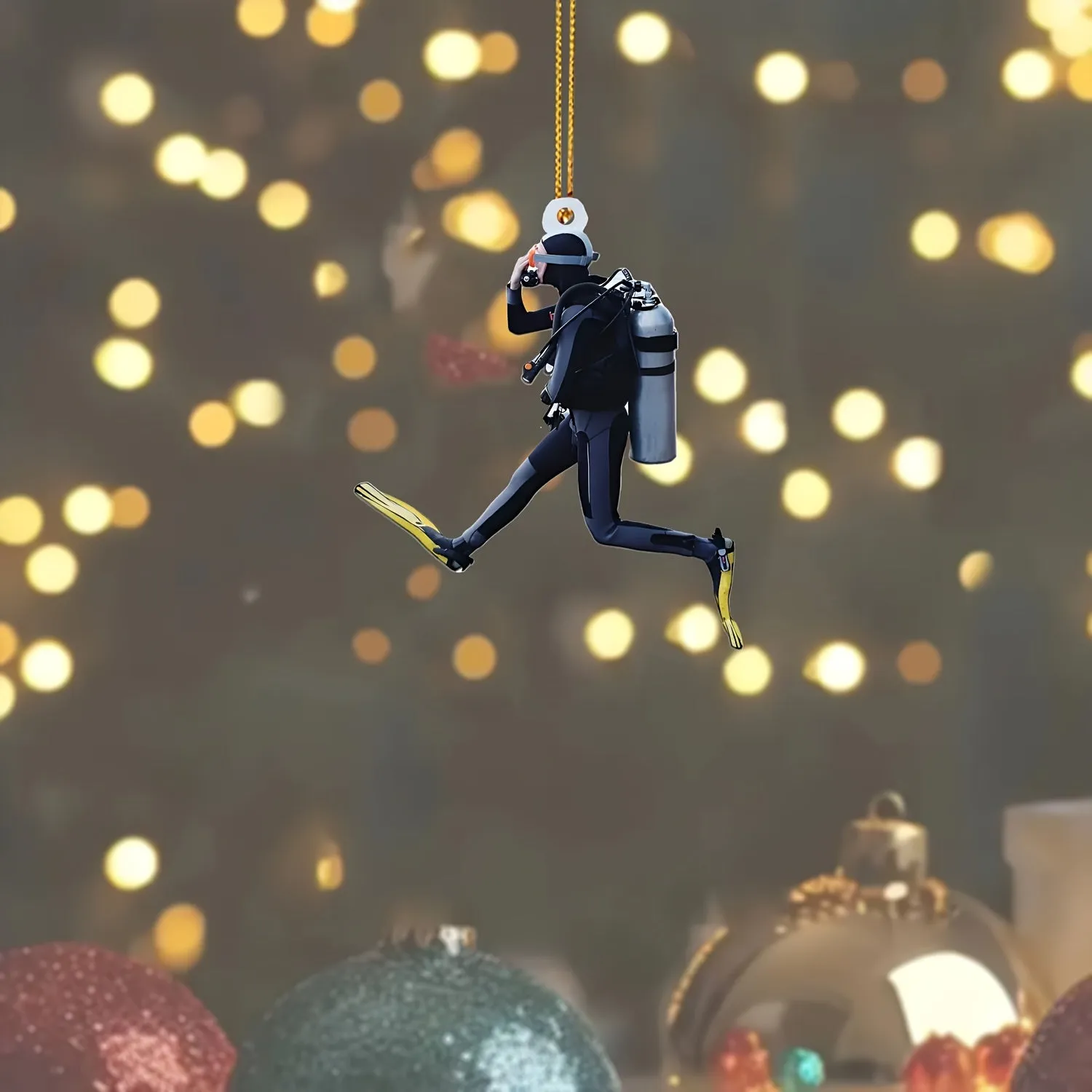 Car Hanging Ornament: Diver-Themed