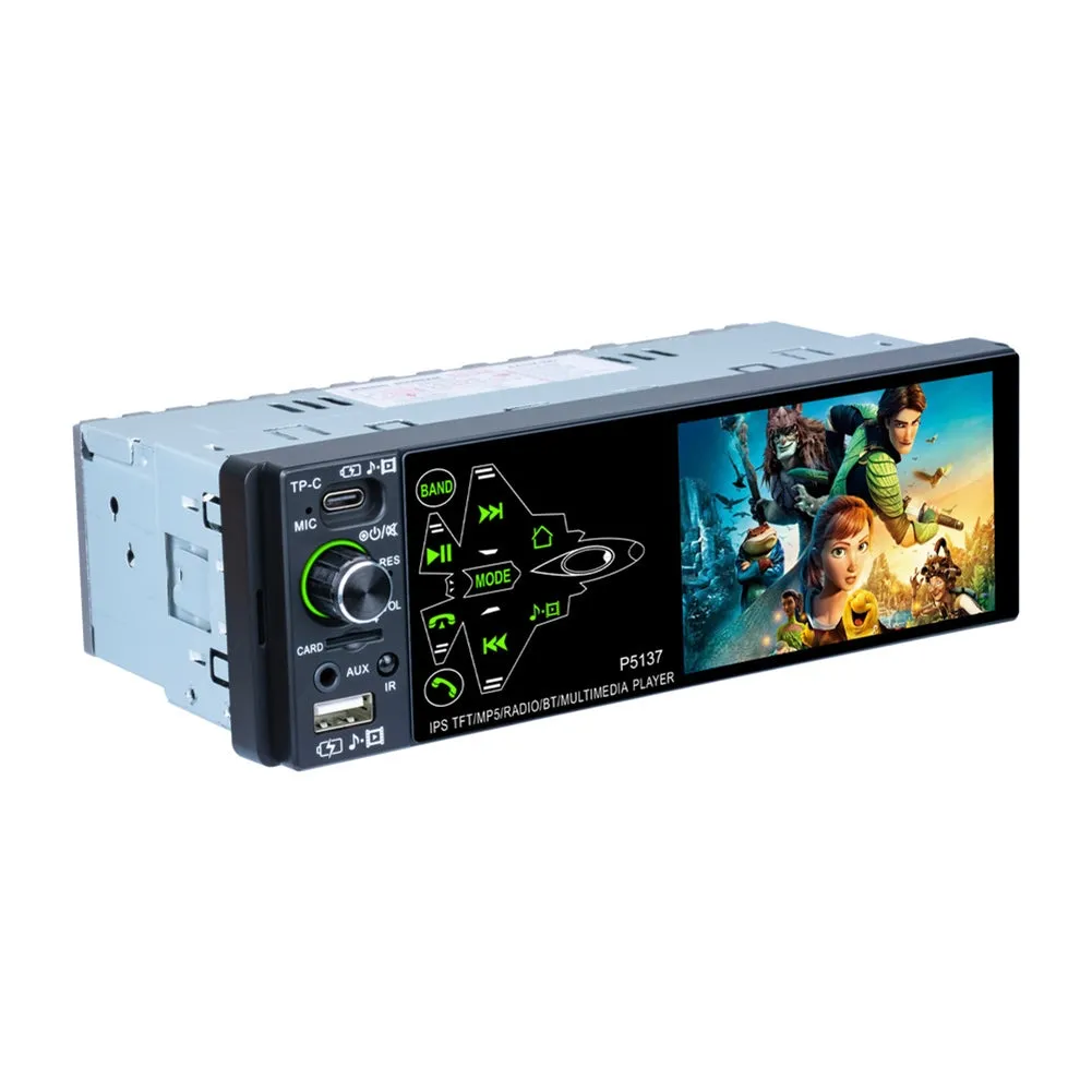 Car Radio 3.8-inch Ips Full Touch-screen Mp5 Player Pm3 Bluetooth