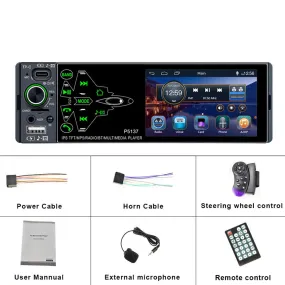 Car Radio 3.8-inch Ips Full Touch-screen Mp5 Player Pm3 Bluetooth