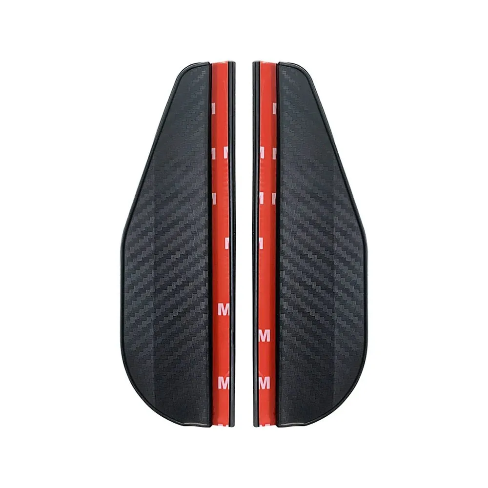 Carbon Fiber Rearview Mirror Rain Visor – Sleek Sunshade Cover for Clear Vision and Ultimate Car Mirror Protection