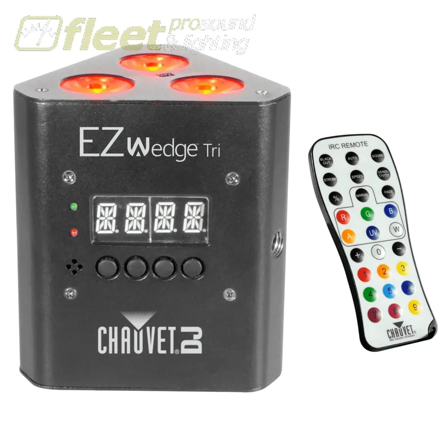 Chauvet EZWEDGE-TRI LED Wash Light  3 x 3Watt