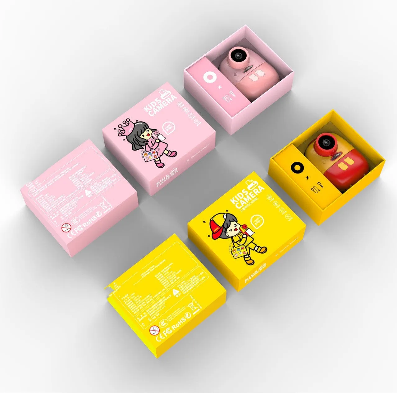 Children's  Print Digital Camera Mini SLR Dual Lens Sports Photography