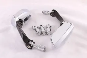 Chrome Rearview Mirrors 4 Harley Softail Sportster Dyna Touring Road King