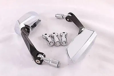 Chrome Rearview Mirrors 4 Harley Softail Sportster Dyna Touring Road King