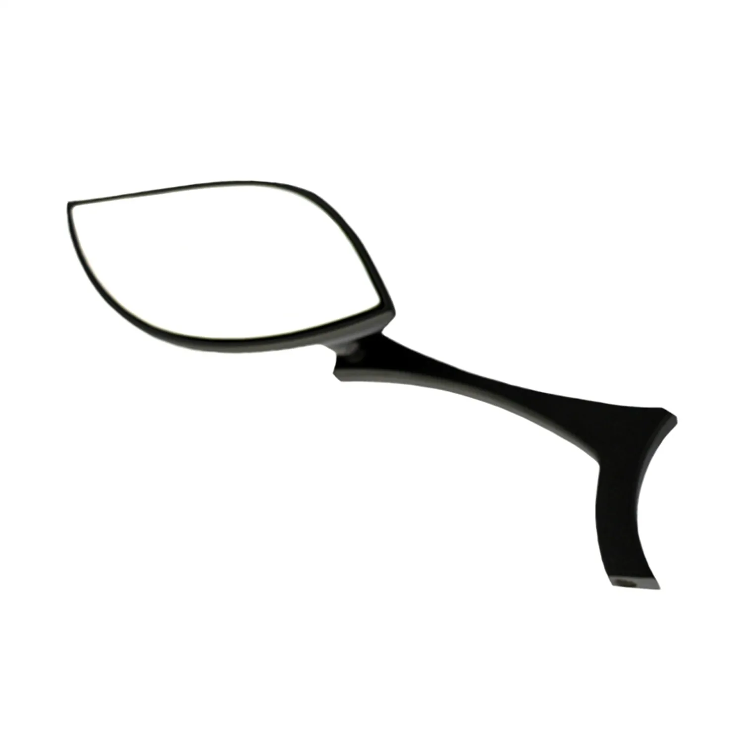 Cipa USA 01922 Motorcycle Stylized Teardrop Mirror Kit; Black [Left And Right Side];