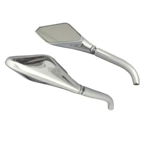 Cipa USA 01926 Motorcycle Eurostyle Mirror Kit; Chrome [Left And Right Side];