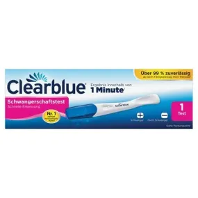CLEARBLUE pregnancy test fast detection, QUICK IDENTIFICATION