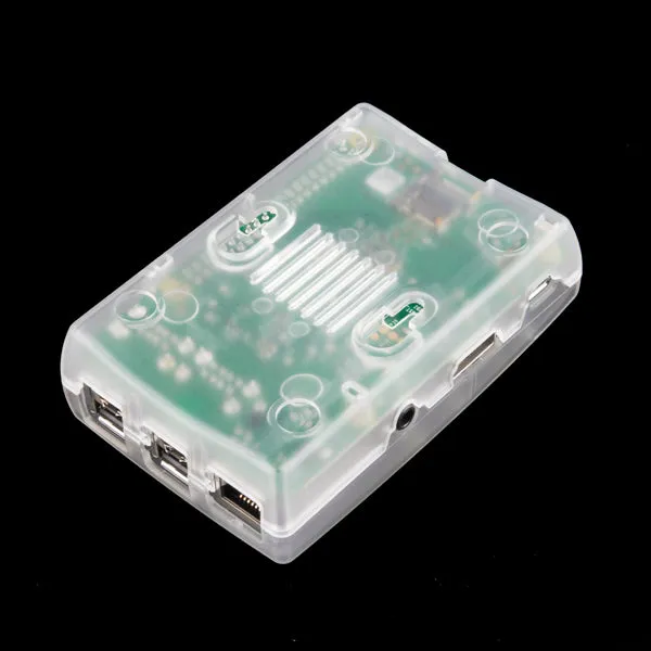 Curved Enclosure/Case For Raspberry Pi 3B, 2B, B  (Translucent)