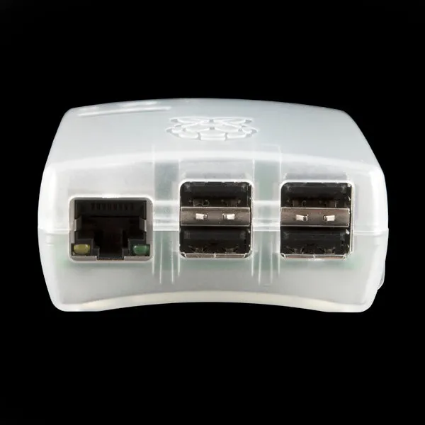 Curved Enclosure/Case For Raspberry Pi 3B, 2B, B  (Translucent)