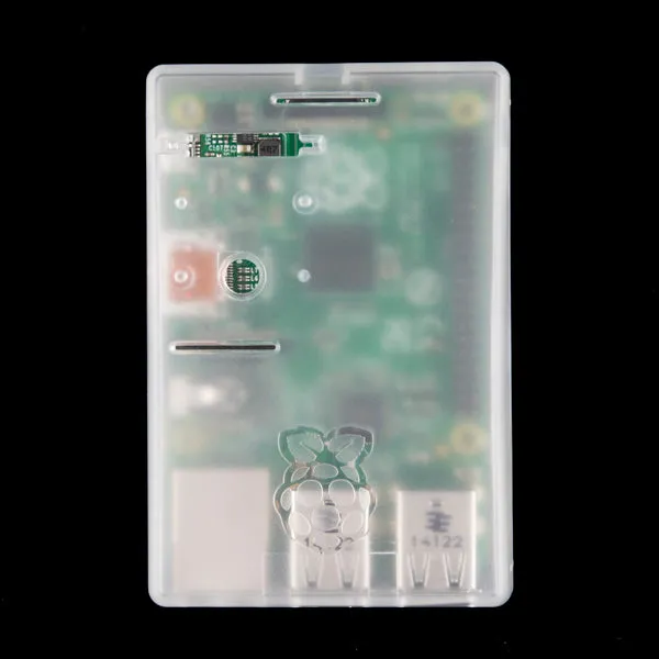 Curved Enclosure/Case For Raspberry Pi 3B, 2B, B  (Translucent)