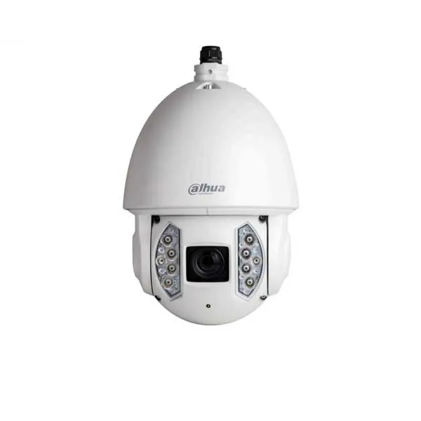 Dahua / IP / 2MP / Network PTZ Dome Camera / Motorized Varifocal / Starlight / 40x Zoom / 200m IR / 45-180mm Lens / WDR / IP67 / IK10 / DH-6AE240VNI