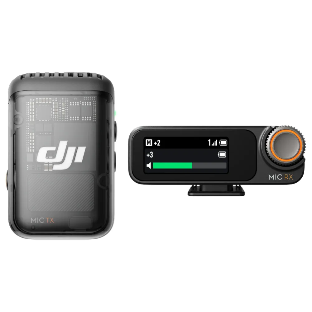 DJI Mic 2 Compact Wireless Microphone System/Recorder - (1 TX   1 RX)