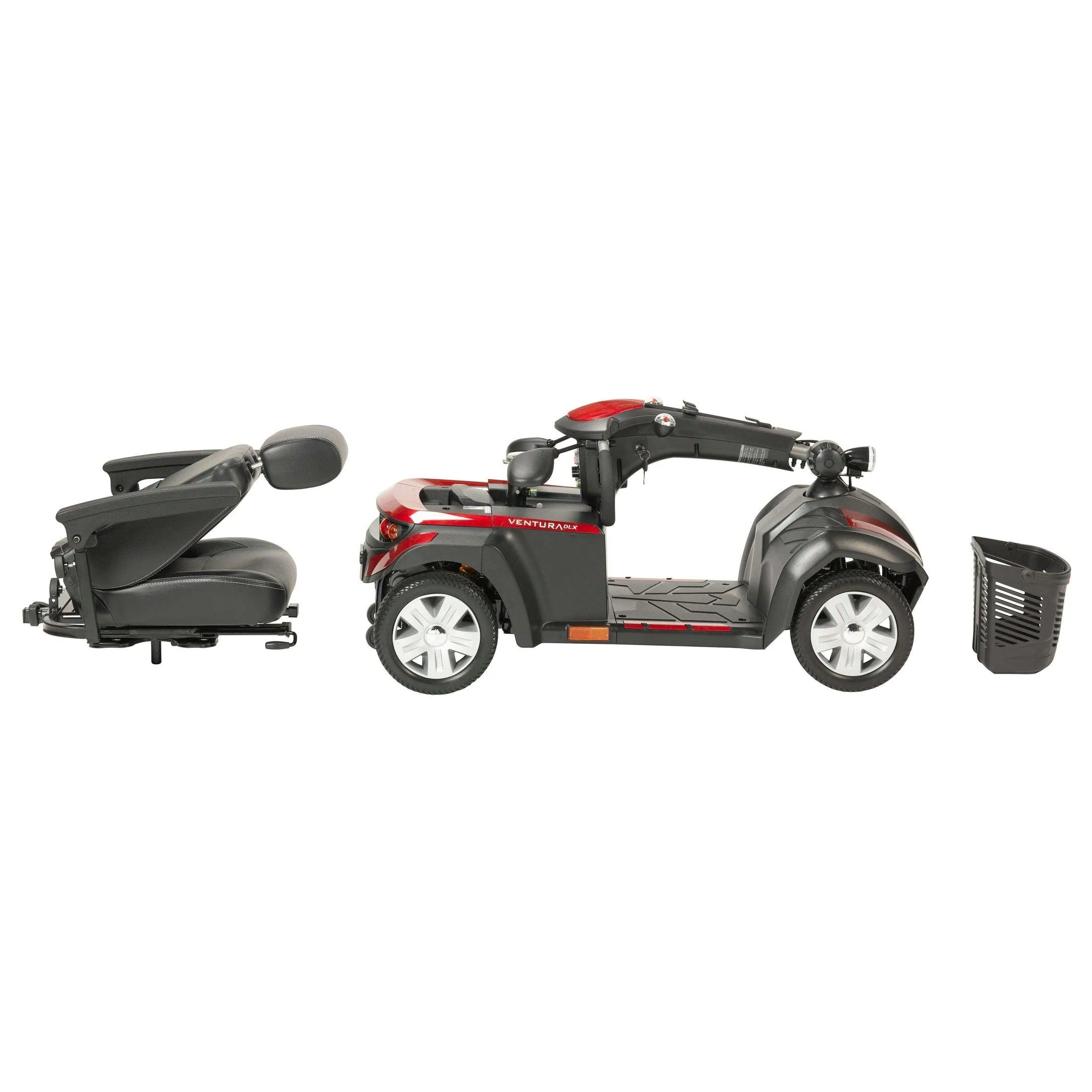 Drive Medical Ventura Power 4-Wheel Mobility Scooter With Captain Seat