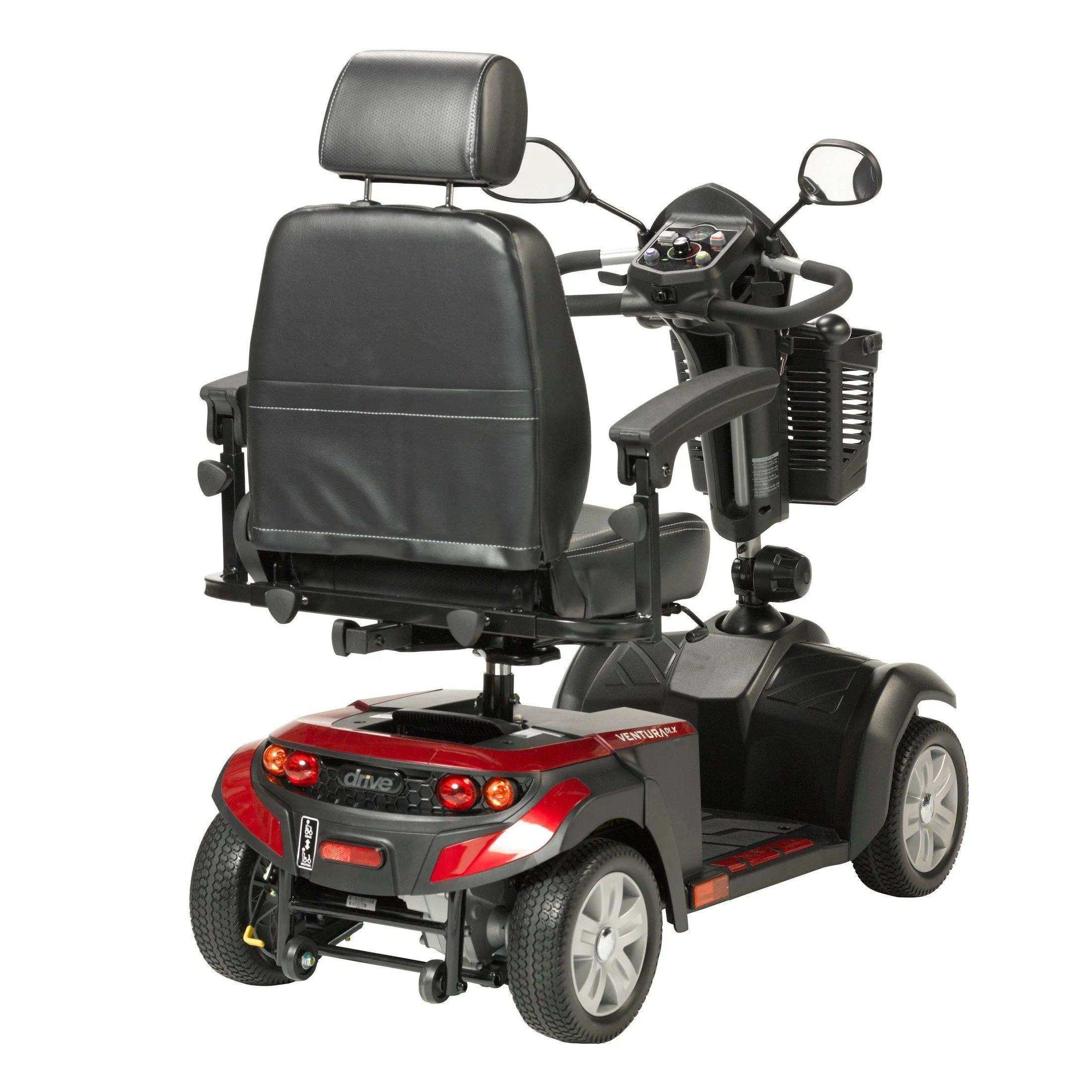 Drive Medical Ventura Power 4-Wheel Mobility Scooter With Captain Seat