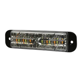 ECO ED3702AC ECCO Directional 12 LED Light (4.7", Amber/White, 2 Bolt)