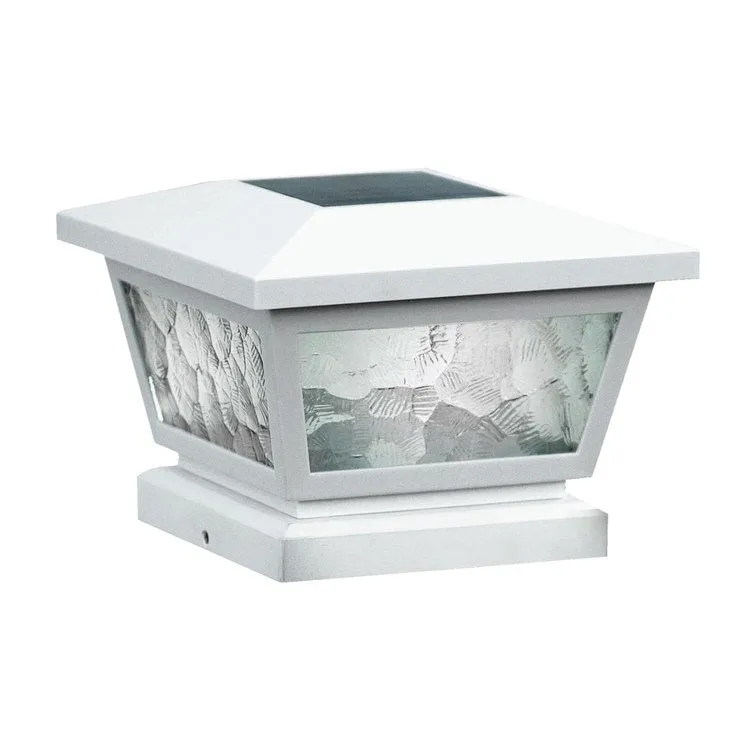 Fairmount 5" x 5"/4" x 4"/3.5" x 3.5" Solar Post Cap - White 2-Pack