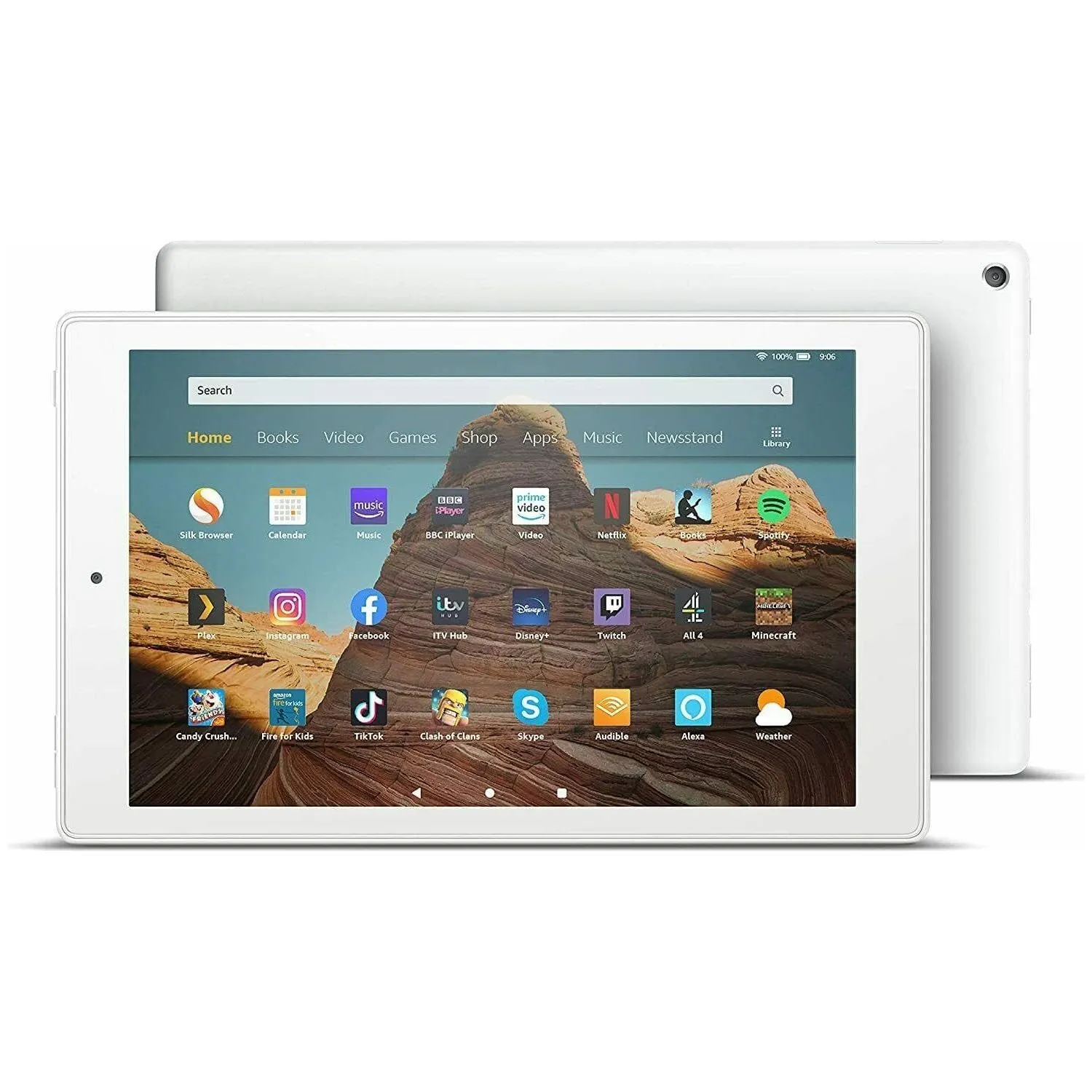 Fire HD 10 Tablet | 10.1" 1080p Full HD display, 64 GB White