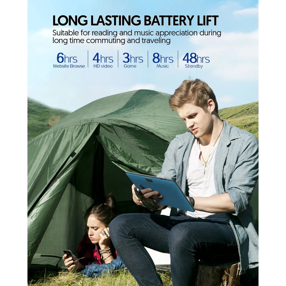 Fitifun M10 10" Tablet Android 13 Tablets 7GB 64GB 1TB Expand, Allwinner 8-Core CPU,5G Wifi,2 8MP Camera