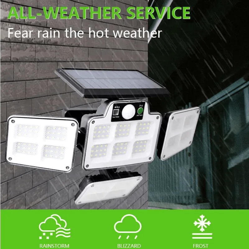 Four-Head Solar Powered Integrated Light Fa-Lf-1788 - Shop Now For Best Deals