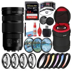 Fujifilm Fujinon XF 18-120mm f/4 LM PZ WR Zoom Lens   64GB SD Card Bundle