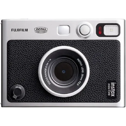 Fujifilm Instax Mini EVO Hybrid Instant Camera, Black
