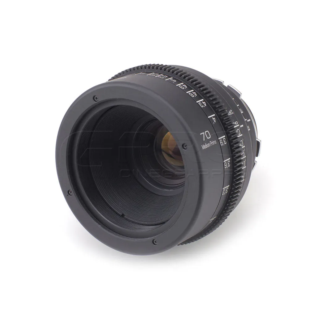G.L OPTICS Medium Prime 70mm T2.8 Mamiya 645N Rehoused Lens