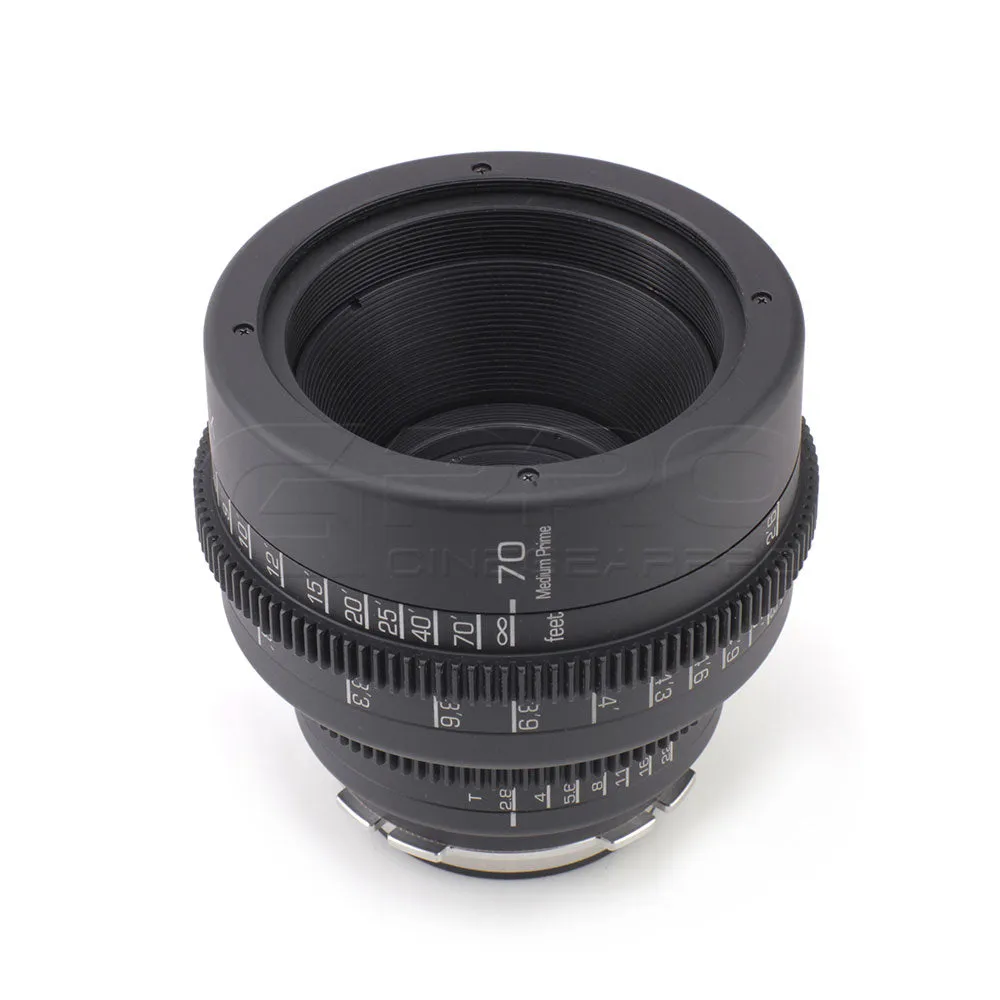 G.L OPTICS Medium Prime 70mm T2.8 Mamiya 645N Rehoused Lens
