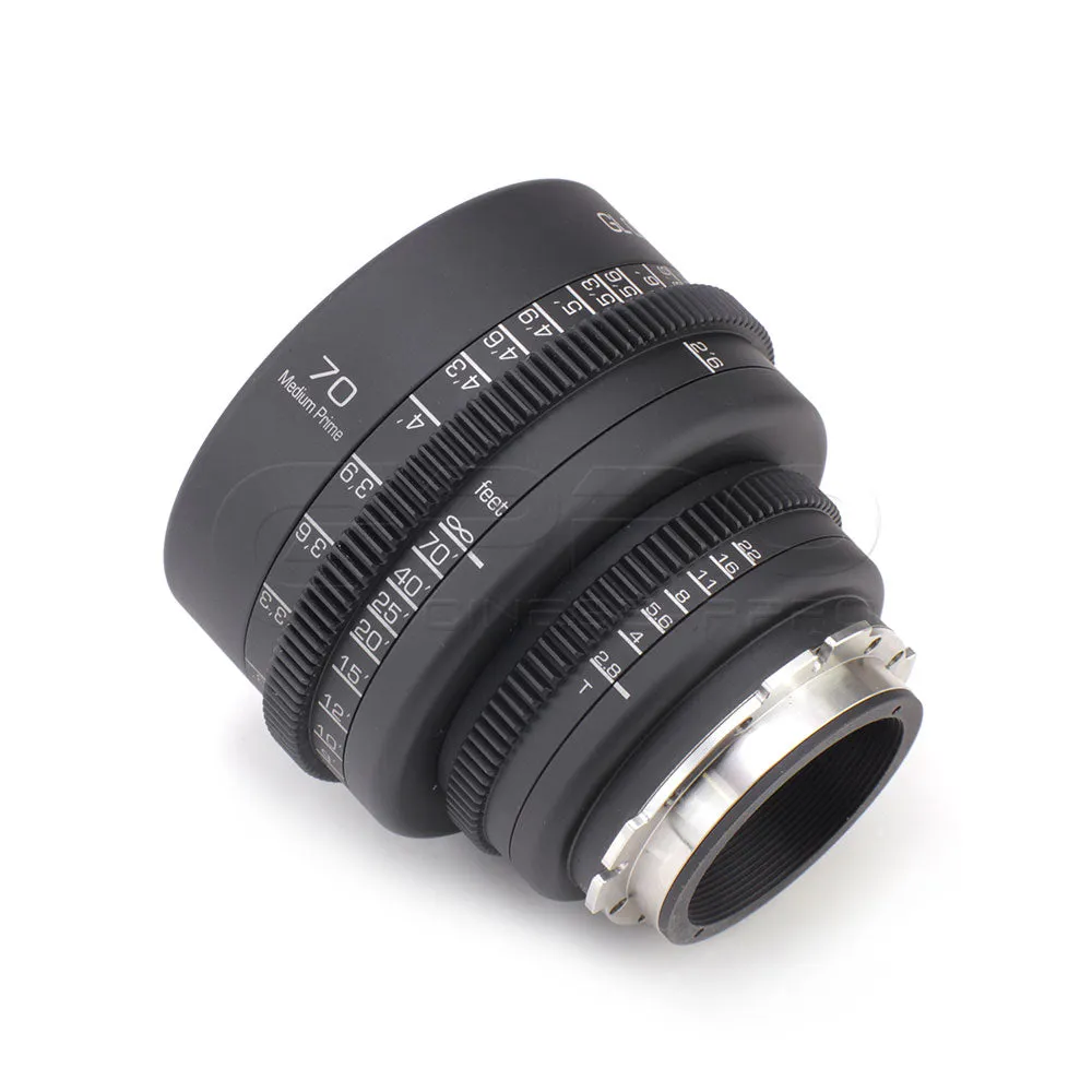 G.L OPTICS Medium Prime 70mm T2.8 Mamiya 645N Rehoused Lens