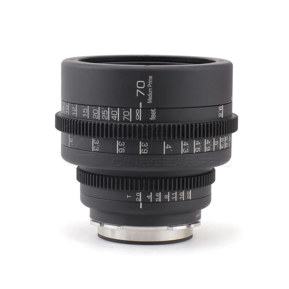 G.L OPTICS Medium Prime 70mm T2.8 Mamiya 645N Rehoused Lens