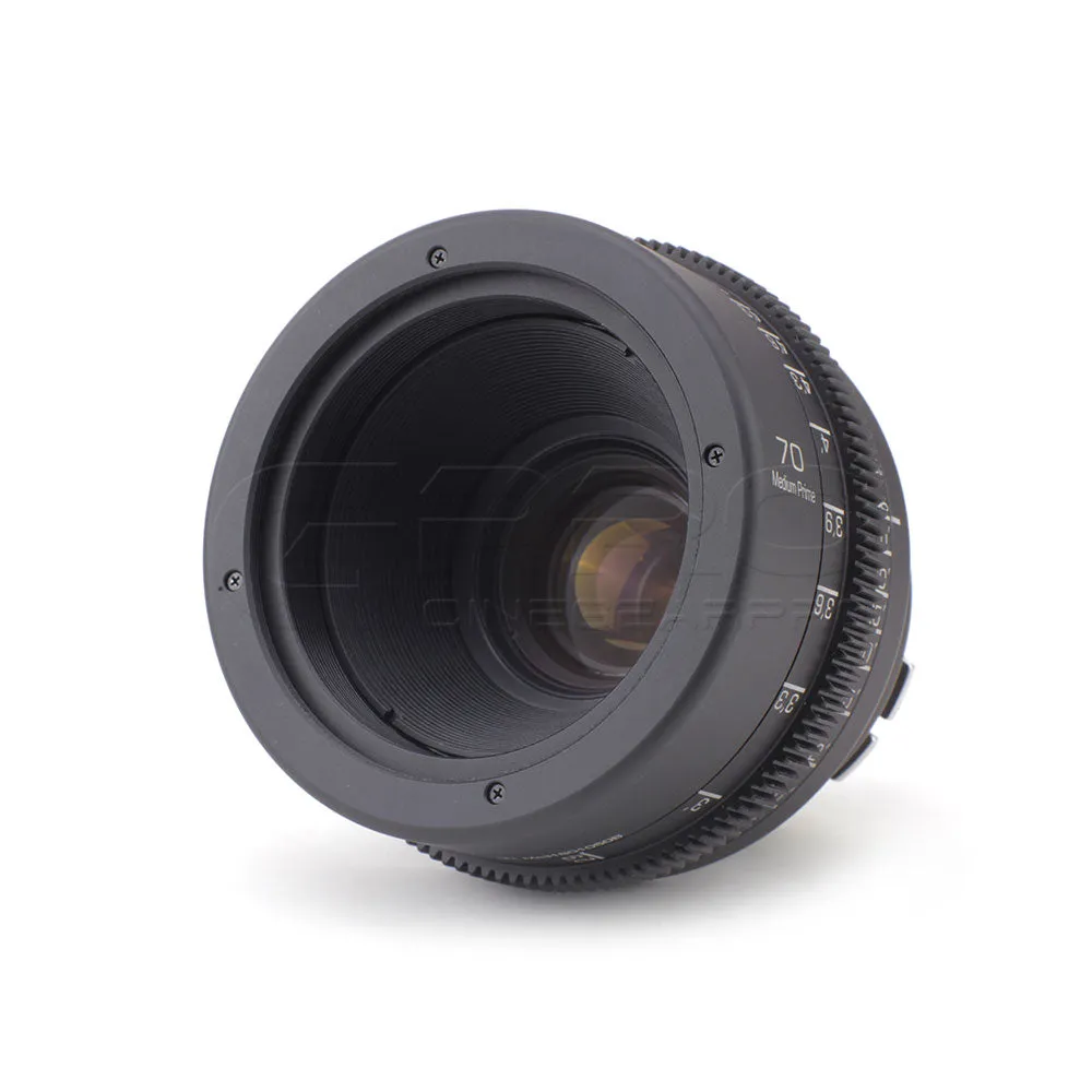 G.L OPTICS Medium Prime 70mm T2.8 Mamiya 645N Rehoused Lens