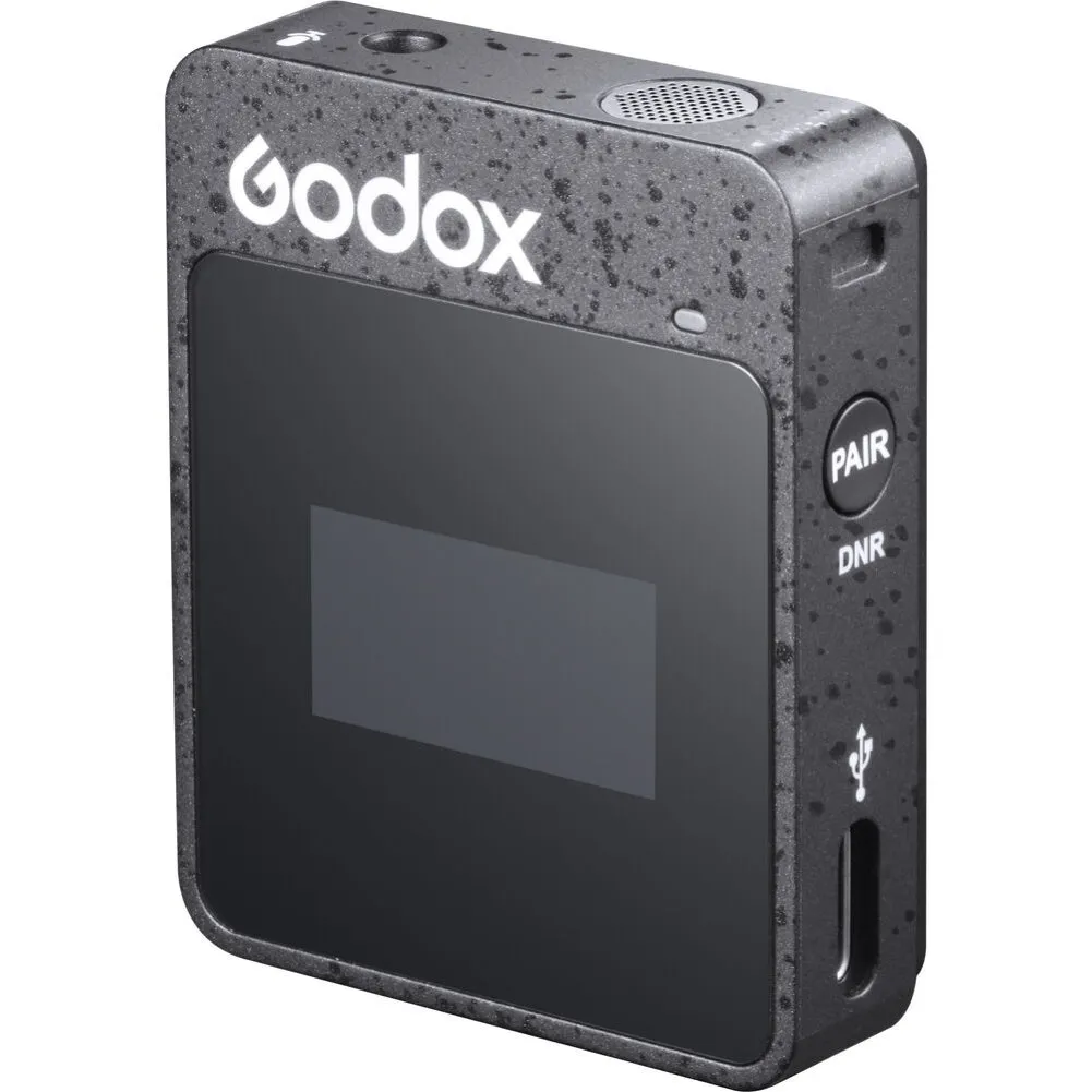 Godox MoveLink II M2 Compact 2-Person Wireless Microphone System for Cameras & Smartphones with 3.5mm (2.4 GHz)