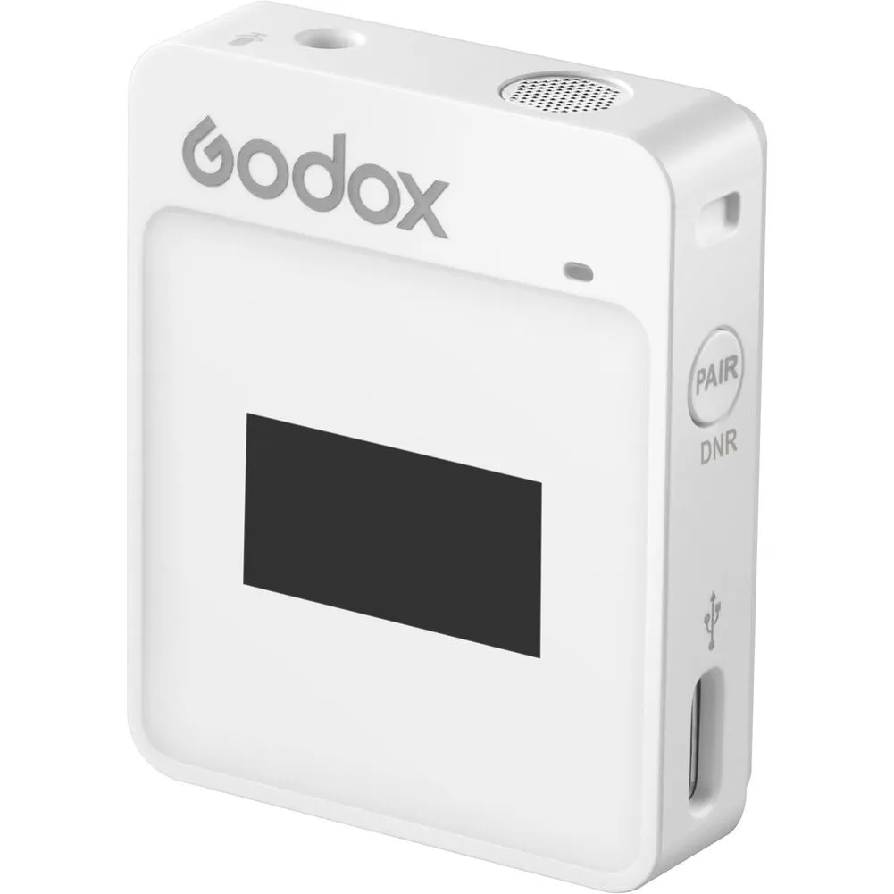 Godox MoveLink II M2 Compact 2-Person Wireless Microphone System for Cameras & Smartphones with 3.5mm (2.4 GHz)