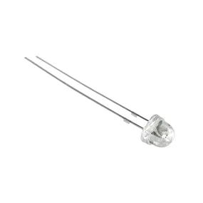 Green 5mm Water Clear LED - 25deg - 300-400mCd