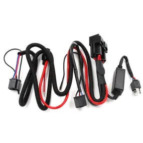 HB2 9003 H4 LED Bulb DRL Anti-Flickering Relay Harness