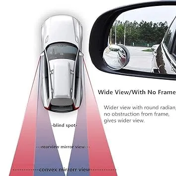 HD Frameless Round Blind Mirrors