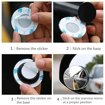 HD Frameless Round Blind Mirrors