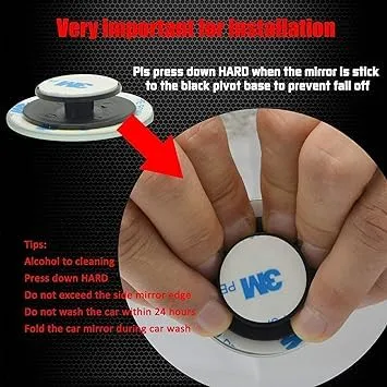 HD Frameless Round Blind Mirrors