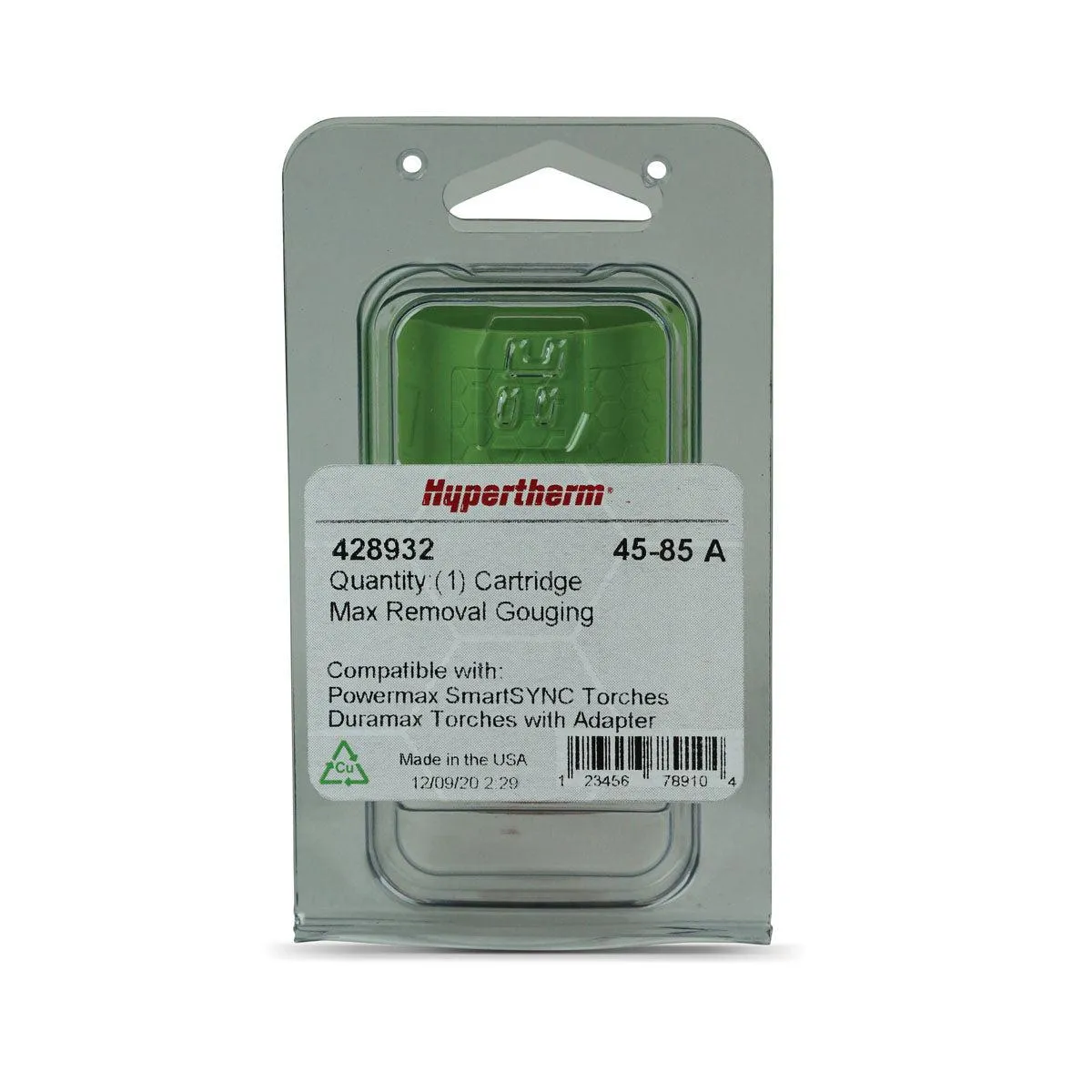 Hypertherm 45-85A SmartSYNC Cartridge For Max Removal Gouging - 428932