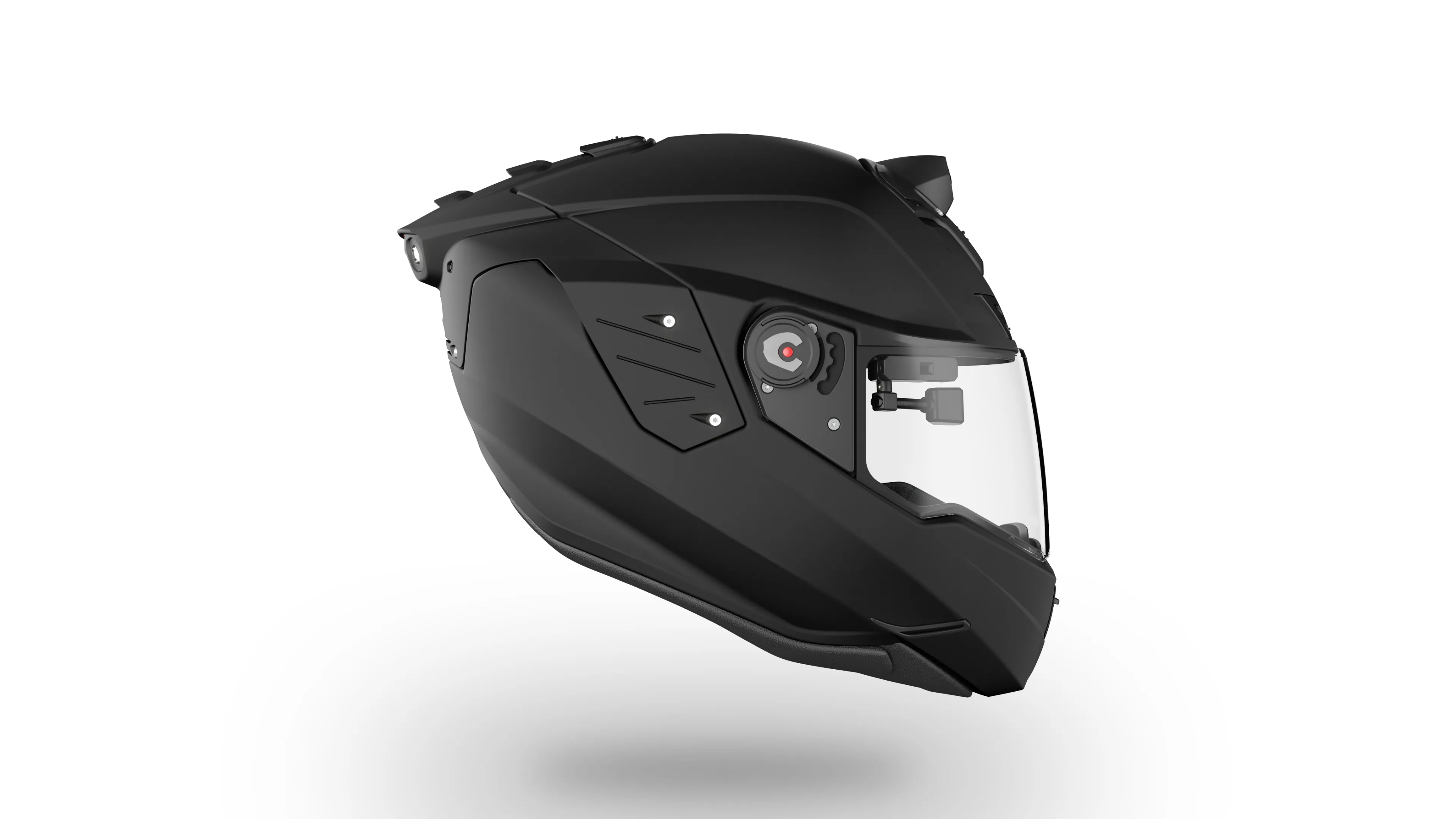 iC-Rs  (Sports Plus Edition) Smart Motorcycle Helmet (BLACK)