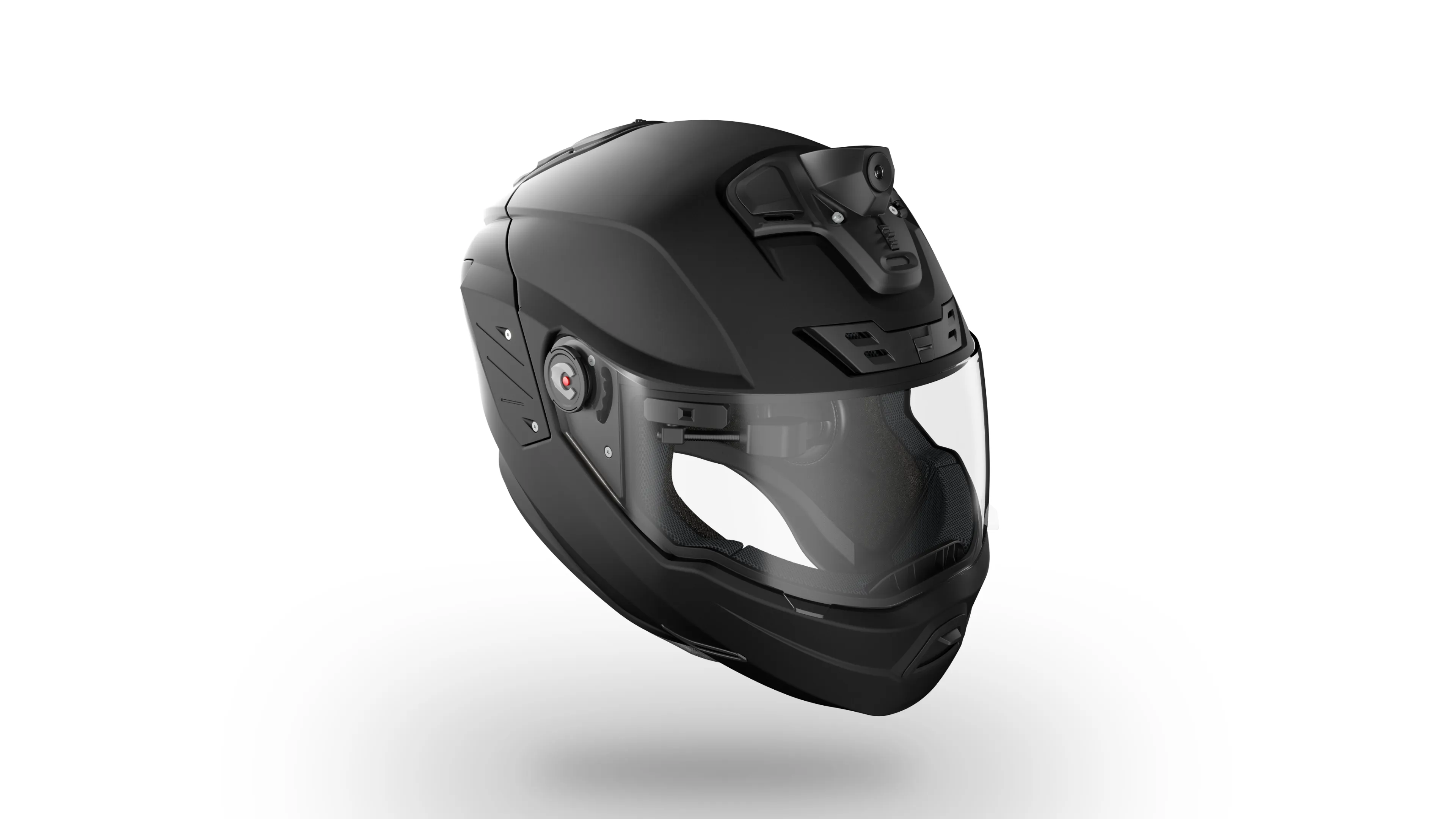 iC-Rs  (Sports Plus Edition) Smart Motorcycle Helmet (BLACK)