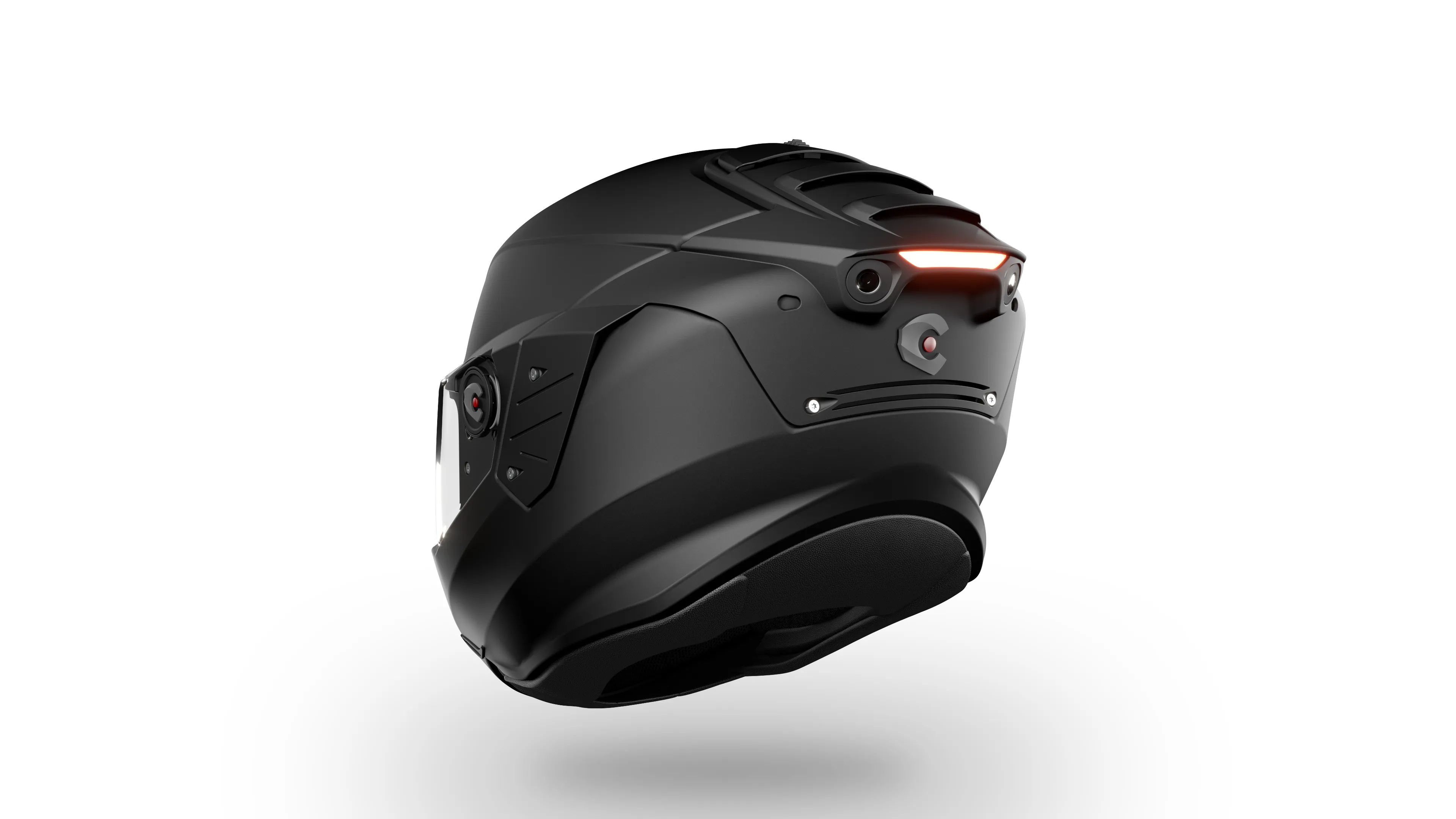 iC-Rs  (Sports Plus Edition) Smart Motorcycle Helmet (BLACK)