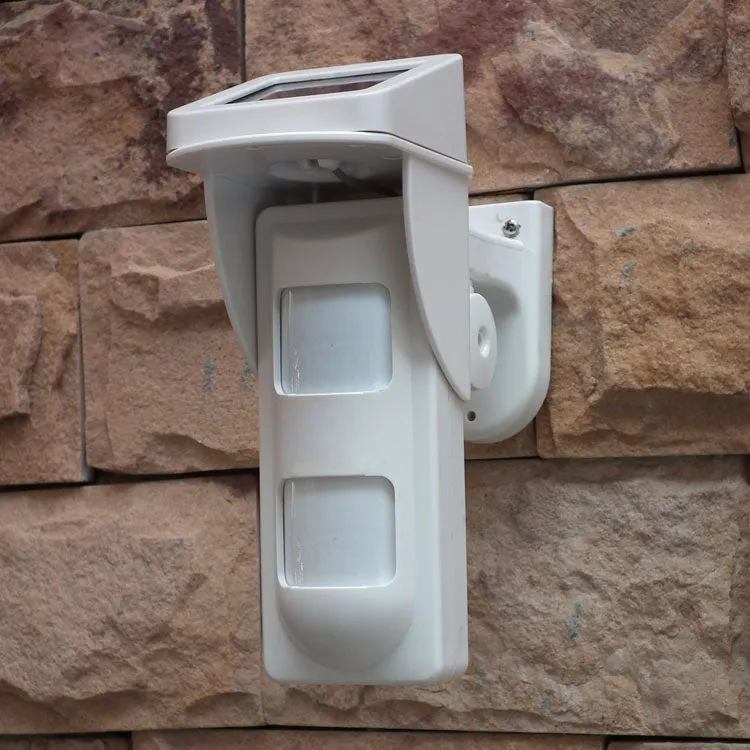 Intelligent 2 Pir Outdoor Detector With Solar Power 2Pir-Detec-Wl