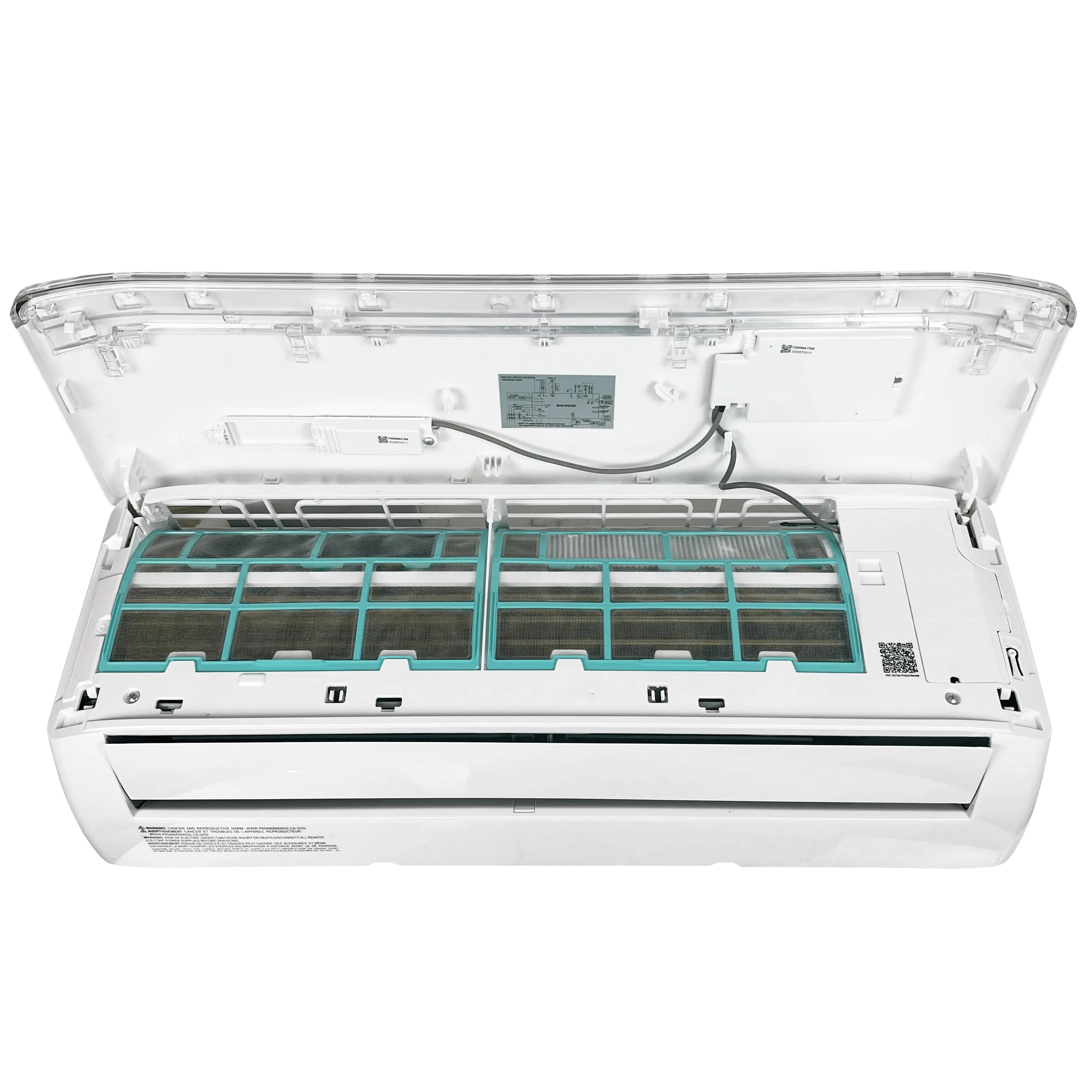 Klimaire 30,000 Btu 18.6 SEER2 220V Wall-mounted Ductless Mini-split Air Conditioner Heat Pump