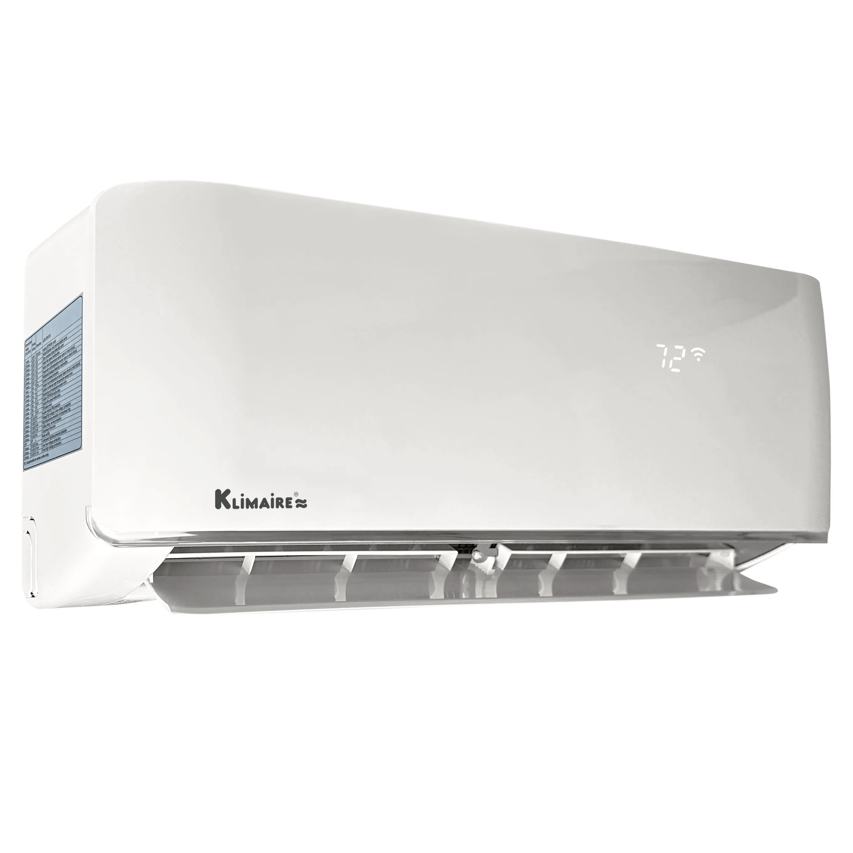 Klimaire 30,000 Btu 18.6 SEER2 220V Wall-mounted Ductless Mini-split Air Conditioner Heat Pump